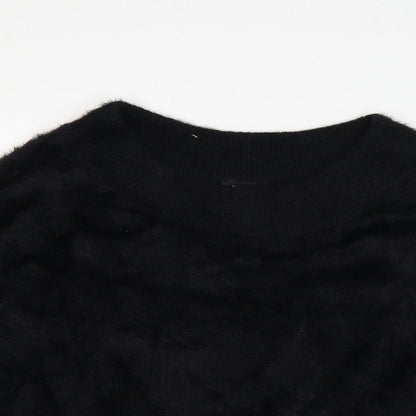 Preloved New Look Womens Black   Pullover Jumper Size L - Detail