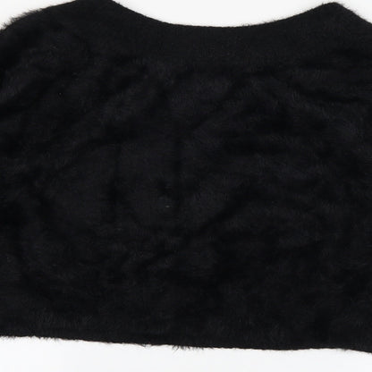 Preloved New Look Womens Black   Pullover Jumper Size L - Label