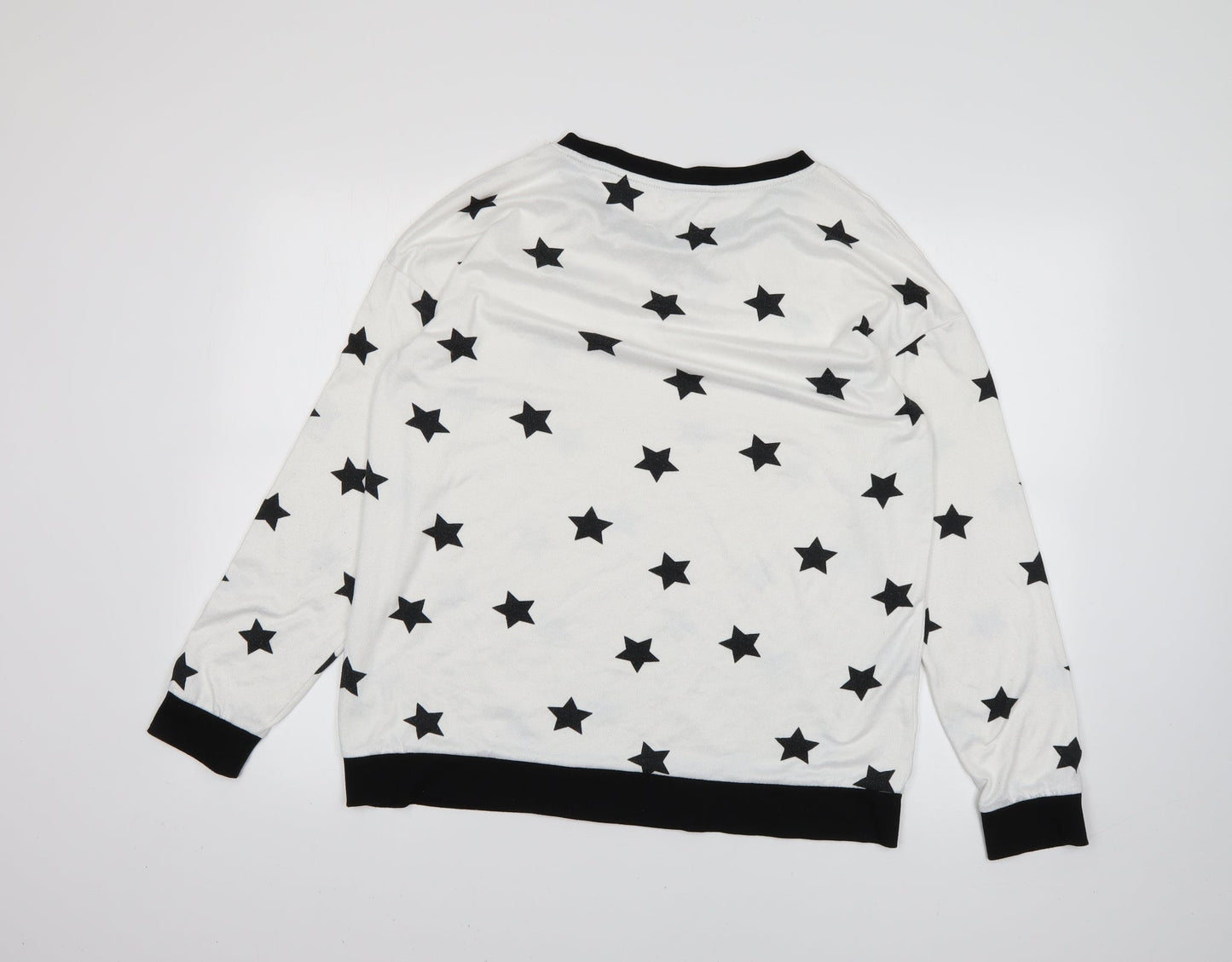 Matalan Mens White Polka Dot  Pullover Jumper Size L