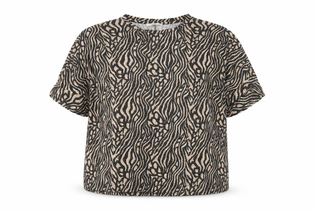 George Womens Brown Animal Print  Pullover Jumper Size XL