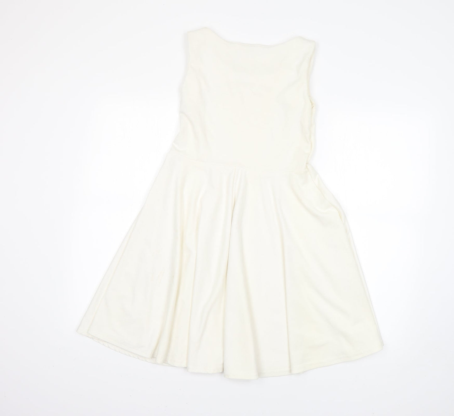 CAT Womens White   A-Line  Size 12