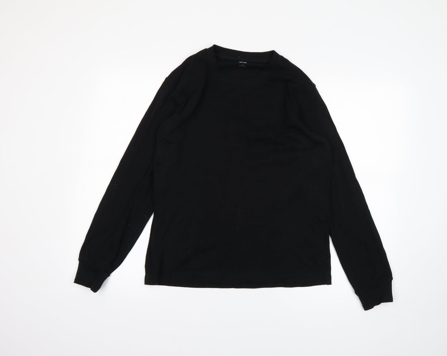 Uni Womens Black   Basic T-Shirt Size S