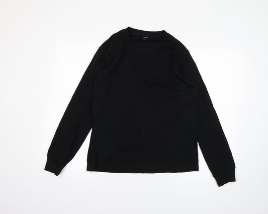 Uni Womens Black   Basic T-Shirt Size S