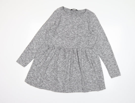 Dorothy Perkins Womens Grey   Basic T-Shirt Size 12