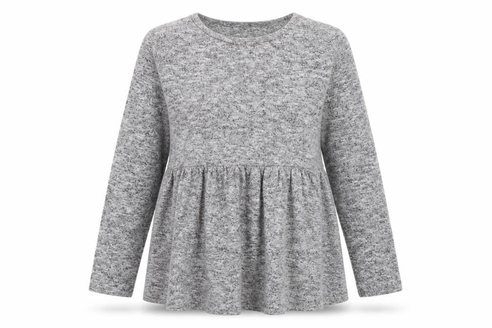 Dorothy Perkins Womens Grey   Basic T-Shirt Size 12