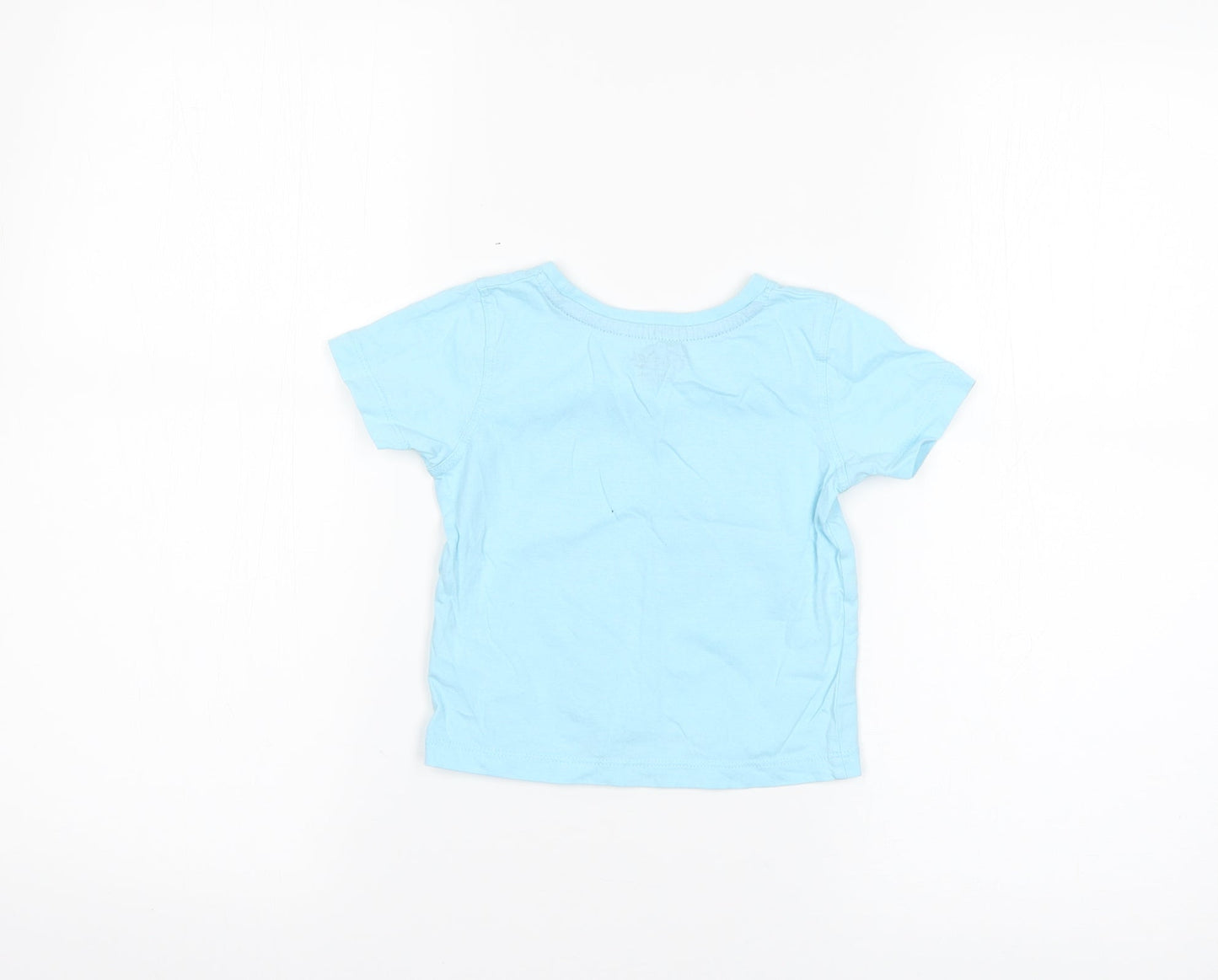 Rebel Baby Blue   Basic T-Shirt Size 18-24 Months