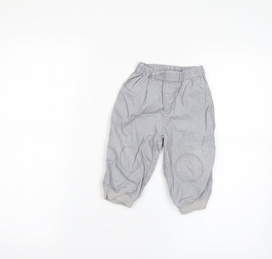 George Baby Grey   Jogger Trousers Size 9-12 Months