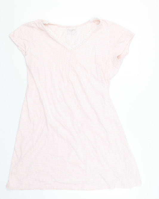 Matalan Womens Pink Striped  Top One Piece Size M