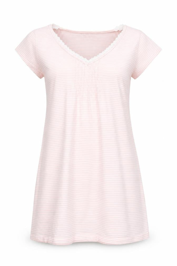 Matalan Womens Pink Striped  Top One Piece Size M