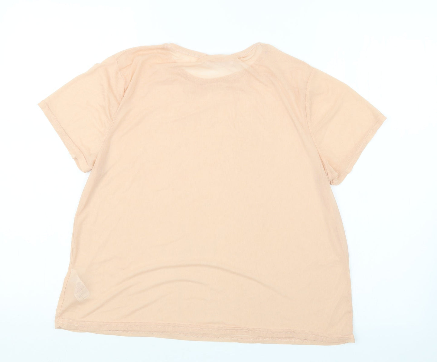 Missguided Womens Pink   Basic T-Shirt Size 8