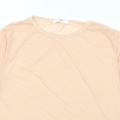 Missguided Womens Pink   Basic T-Shirt Size 8