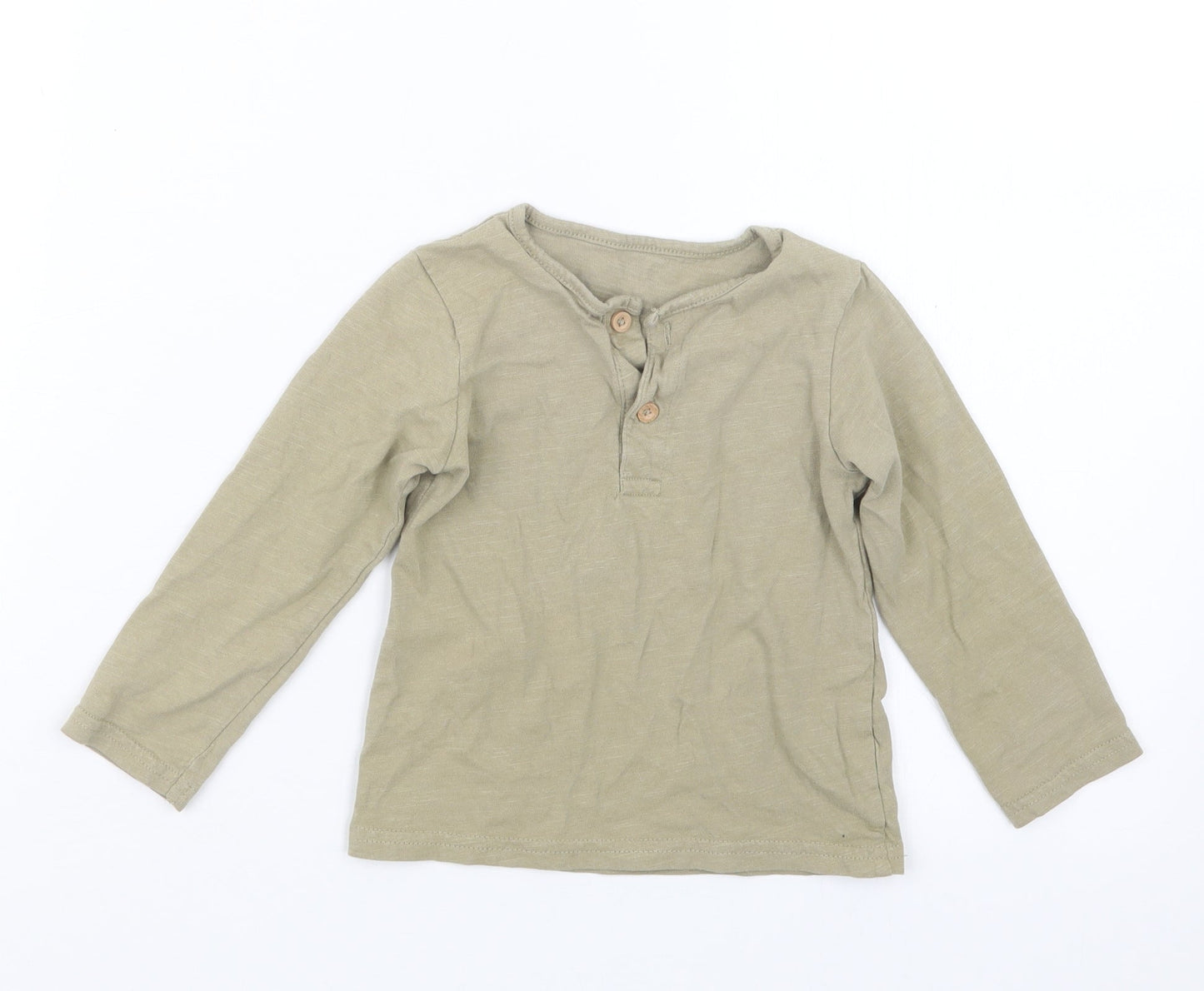 TU Boys Green   Basic T-Shirt Size 12-18 Months
