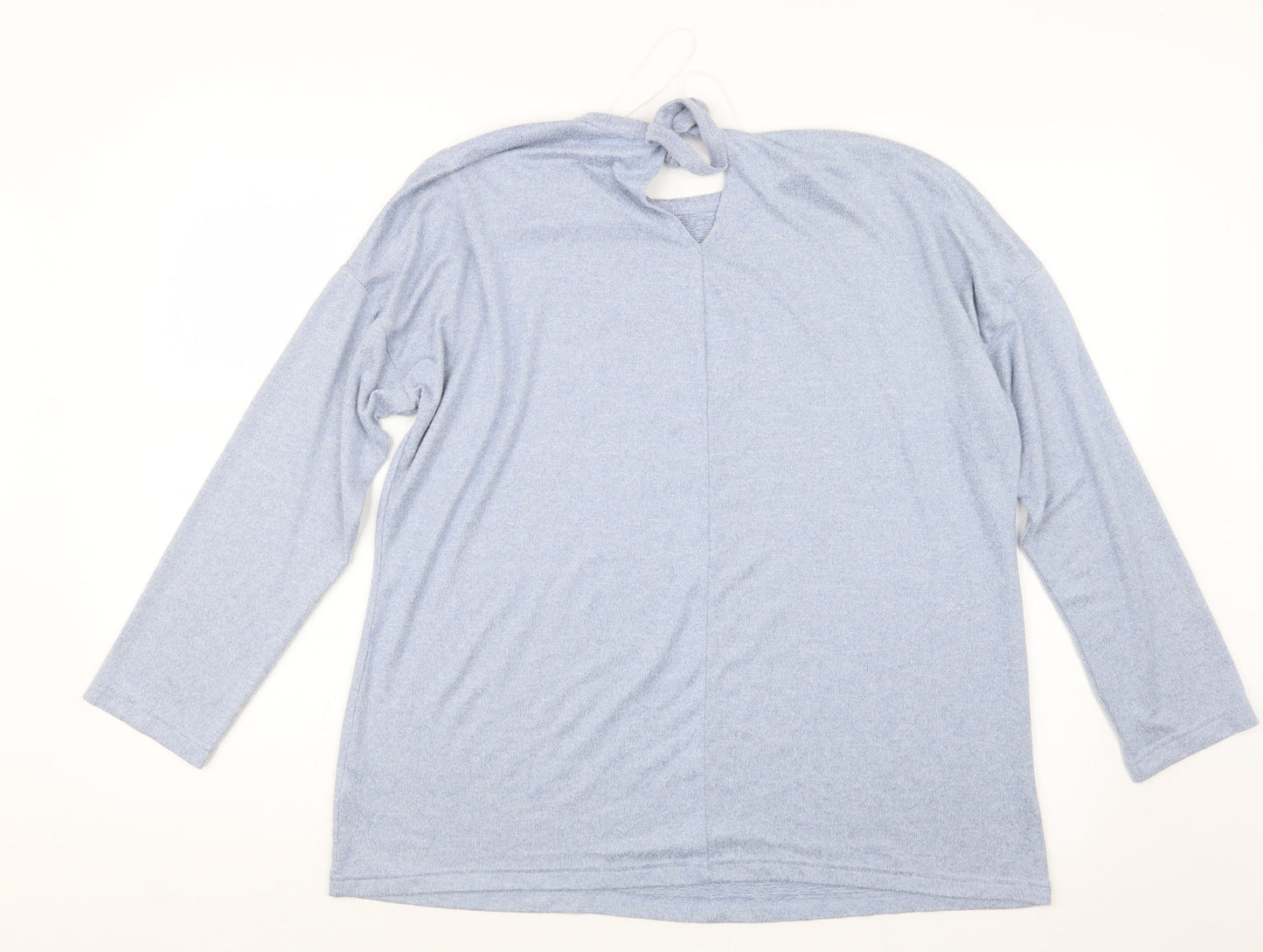 TU Womens Blue Geometric  Top One Piece Size 12
