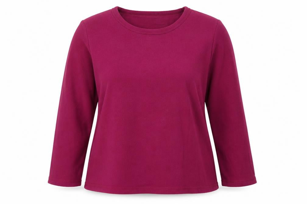 Preworn Womens Pink Solid  Top Pyjama Top Size L