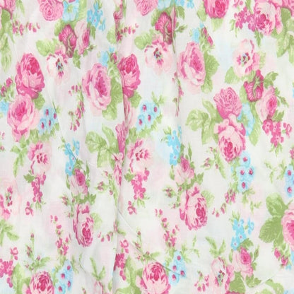 Preworn Womens Multicoloured Floral  Trousers  Size 42 in L28 in - Pyjama Pants