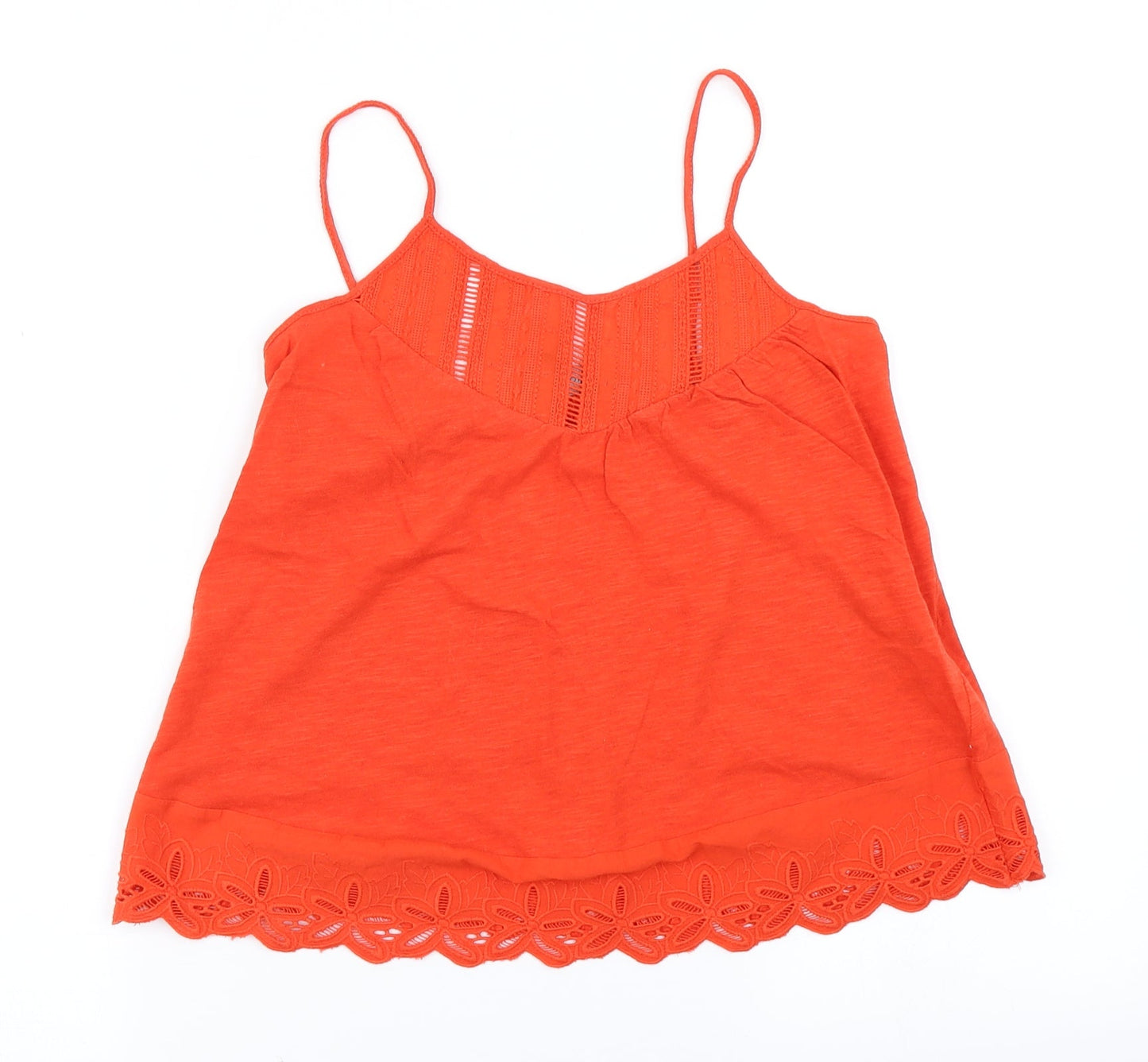 New Look Womens Orange   Camisole T-Shirt Size 6