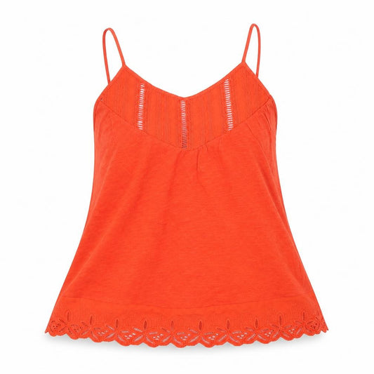 New Look Womens Orange   Camisole T-Shirt Size 6