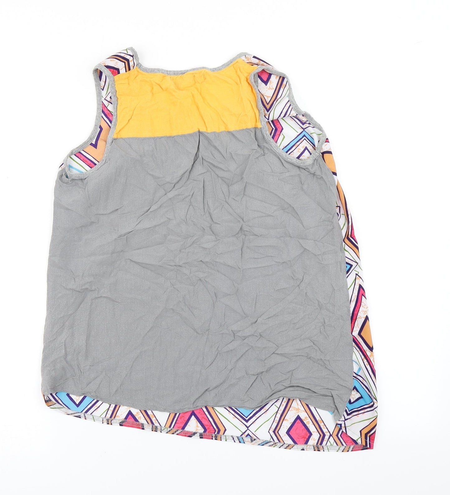 NEXT Womens Pink Geometric  Basic Tank Size 10