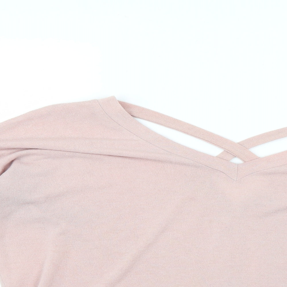River Island Womens Pink   Pullover Jumper Size 12