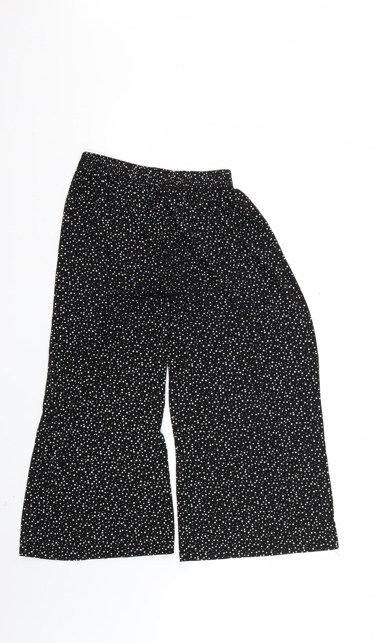 Preworn Womens Black Polka Dot  Trousers  Size S L21 in