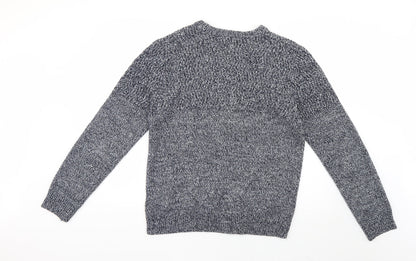 Topman Mens Blue   Pullover Jumper Size M