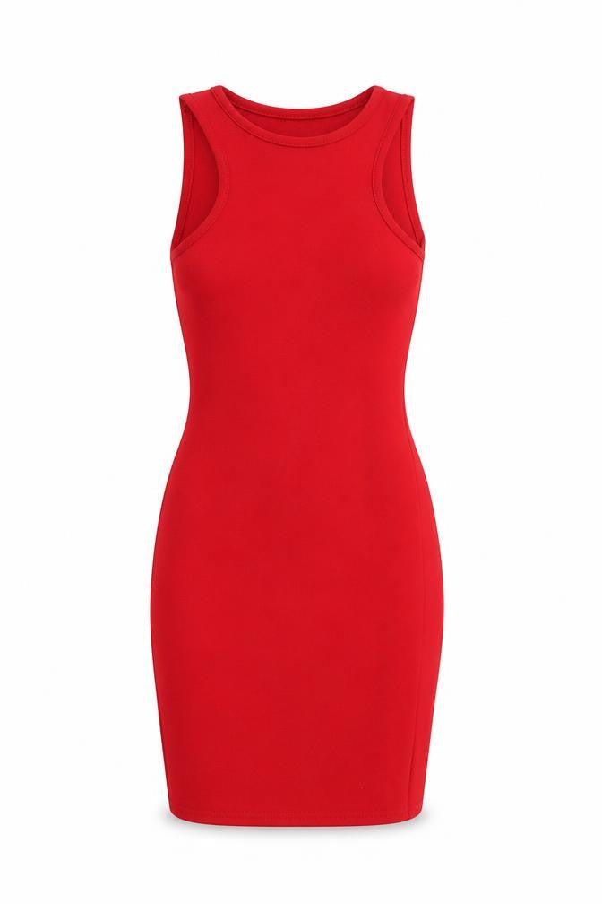PRETTYLITTLETHING Womens Red   Bodycon  Size 8