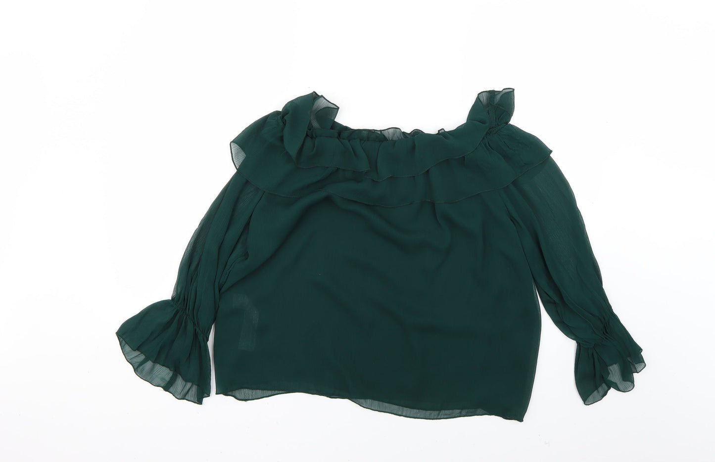 Zara Womens Green   Basic Blouse Size S