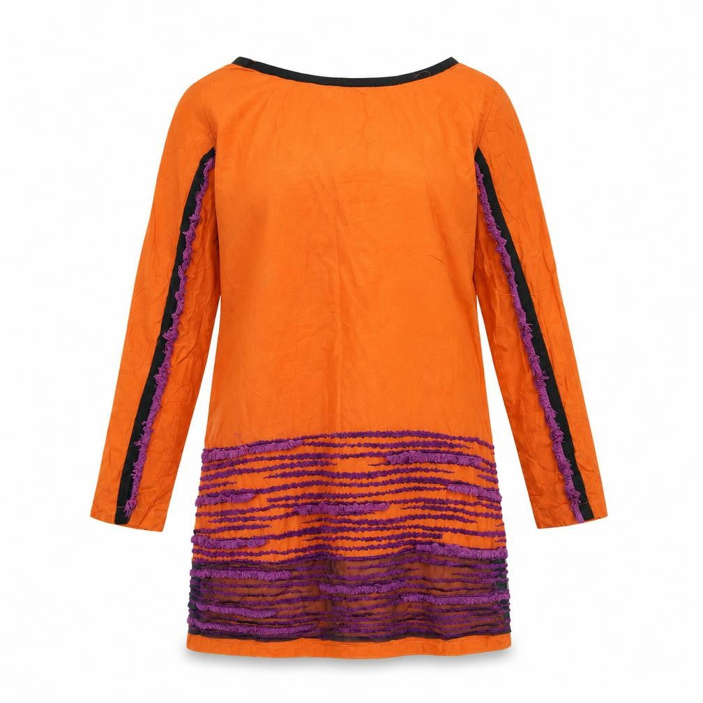 Preworn Womens Orange   Basic Blouse Size S