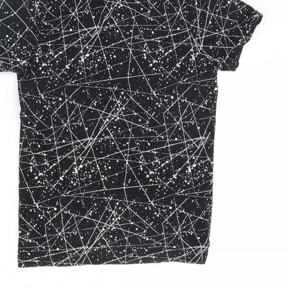 Urban Debt Boys Black Geometric  Basic Polo Size 9 Years