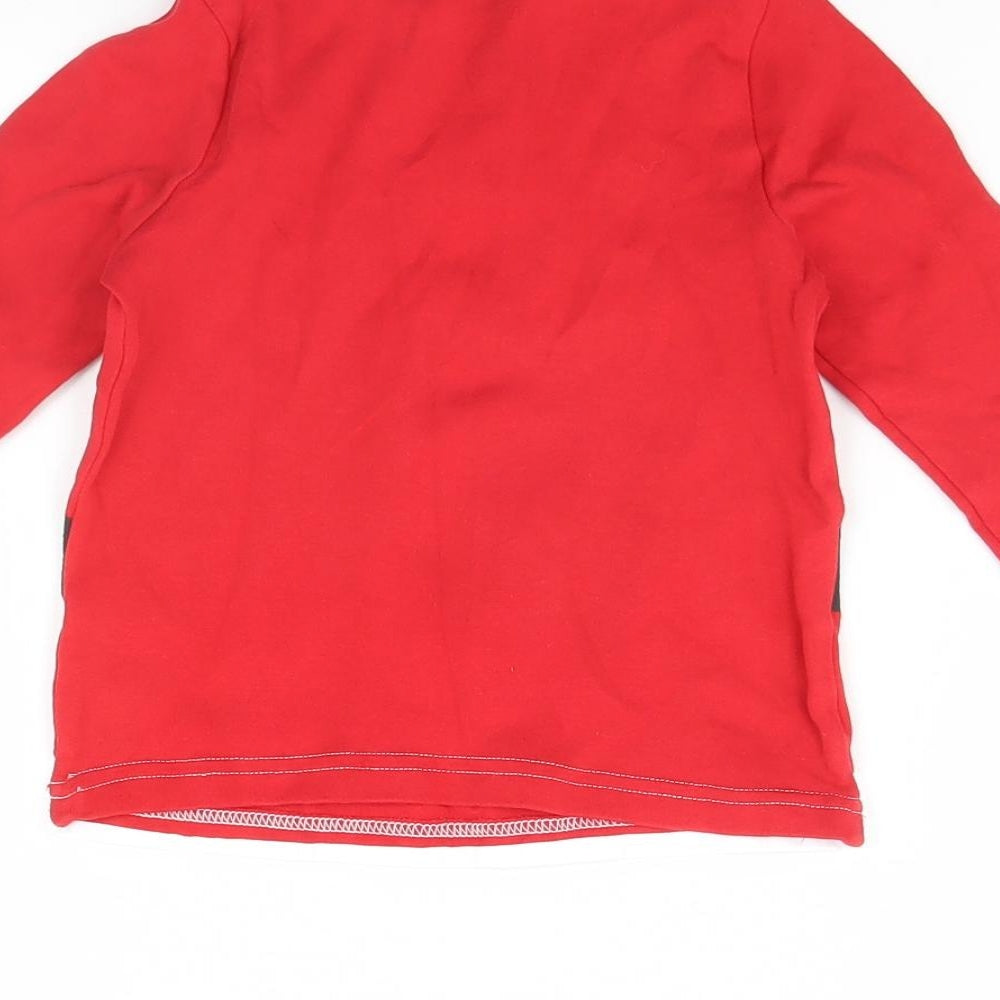George Boys Red   Basic T-Shirt Size 3 Years  - Santa