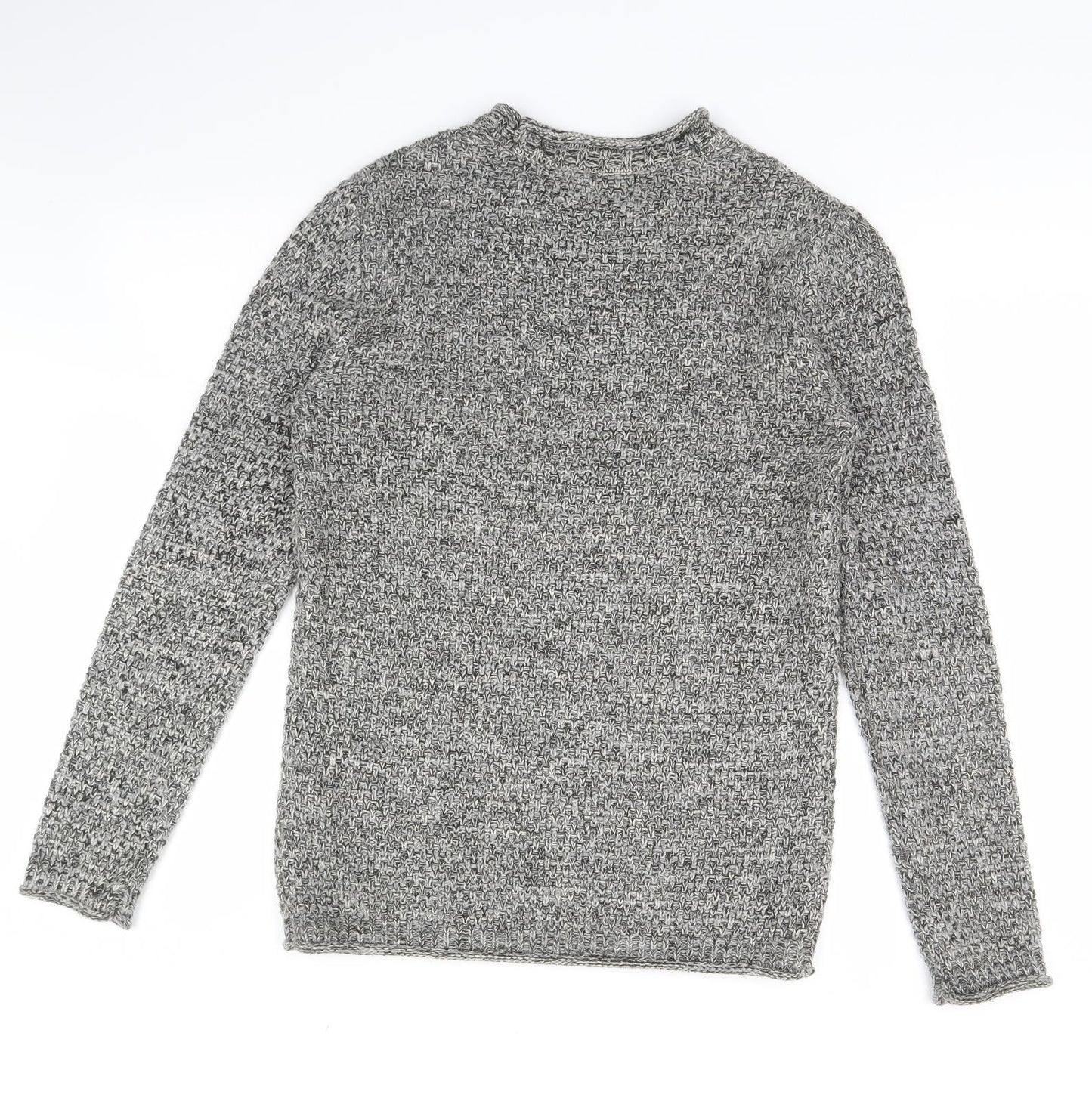 Peacocks Womens Beige Herringbone  Pullover Jumper Size S