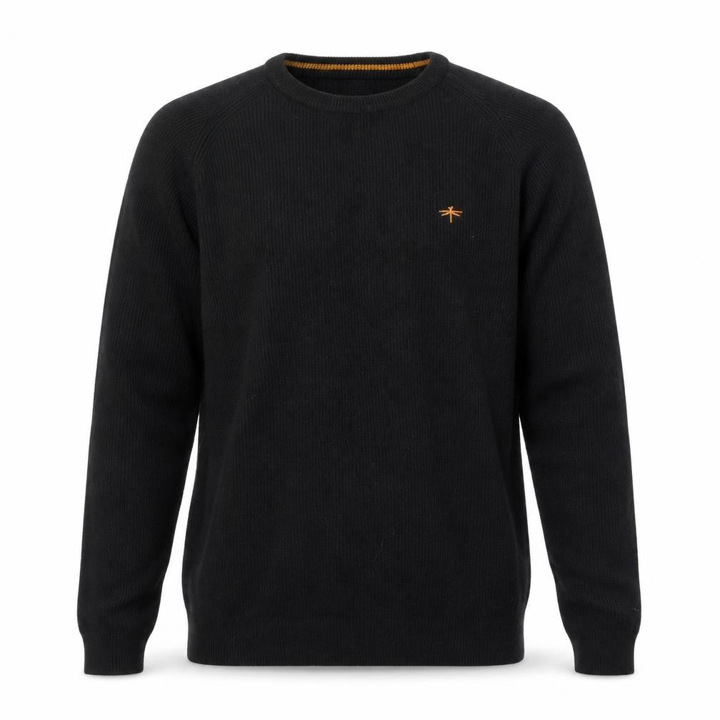 Easy  Mens Black   Pullover Jumper Size S