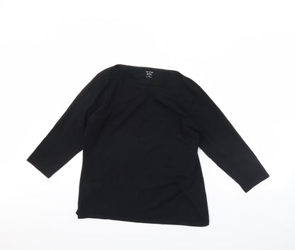 Preworn Womens Black   Basic Blouse Size 18