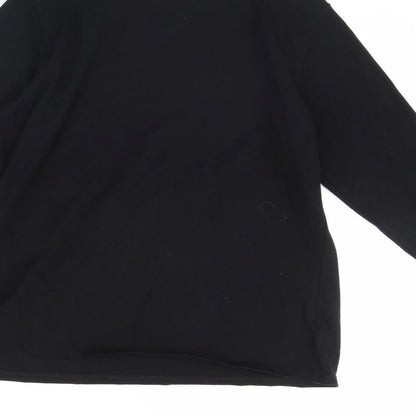Preworn Womens Black   Basic Blouse Size 18