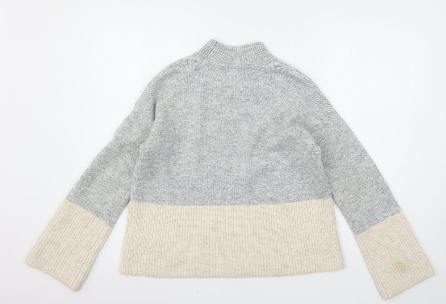 Papaya Womens Green  Knit Pullover Jumper Size S