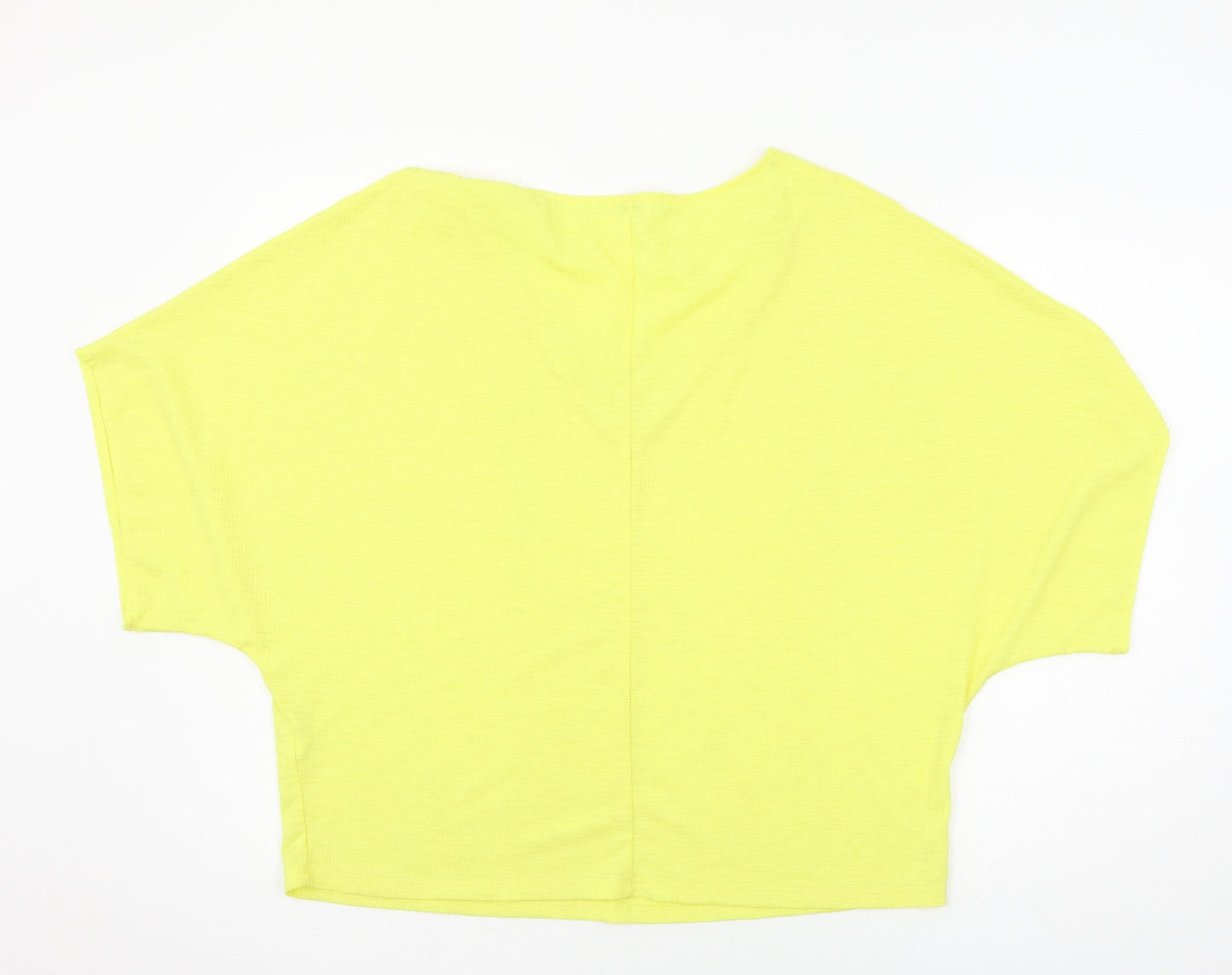OVS Womens Yellow  Jersey Basic Blouse Size M