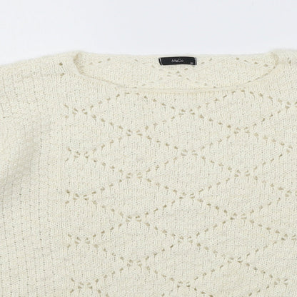 M&Co Womens Ivory  Knit Pullover Jumper Size 20