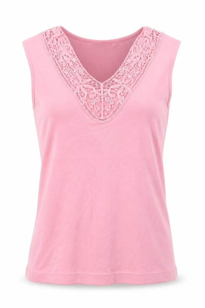 Nouveau Edition Womens Pink  Jersey Basic Tank Size M