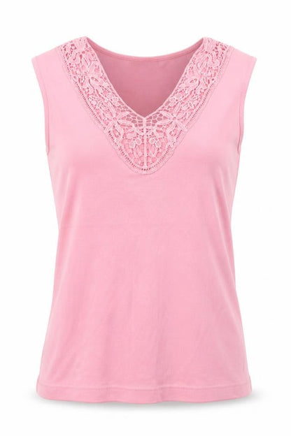 Nouveau Edition Womens Pink  Jersey Basic Tank Size M