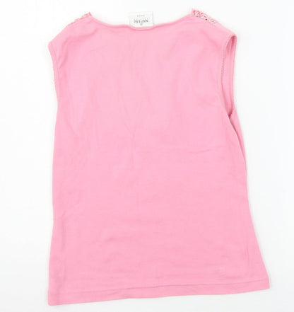Nouveau Edition Womens Pink  Jersey Basic Tank Size M