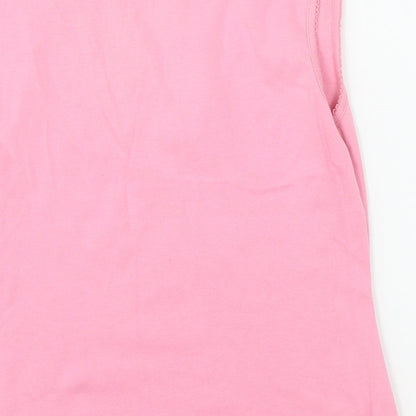 Nouveau Edition Womens Pink  Jersey Basic Tank Size M