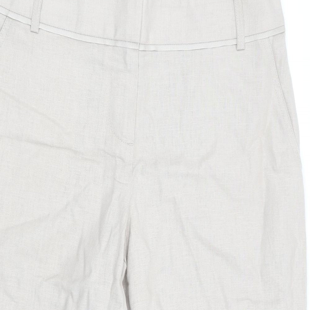 Preworn Womens Beige   Capri Trousers Size 30 in