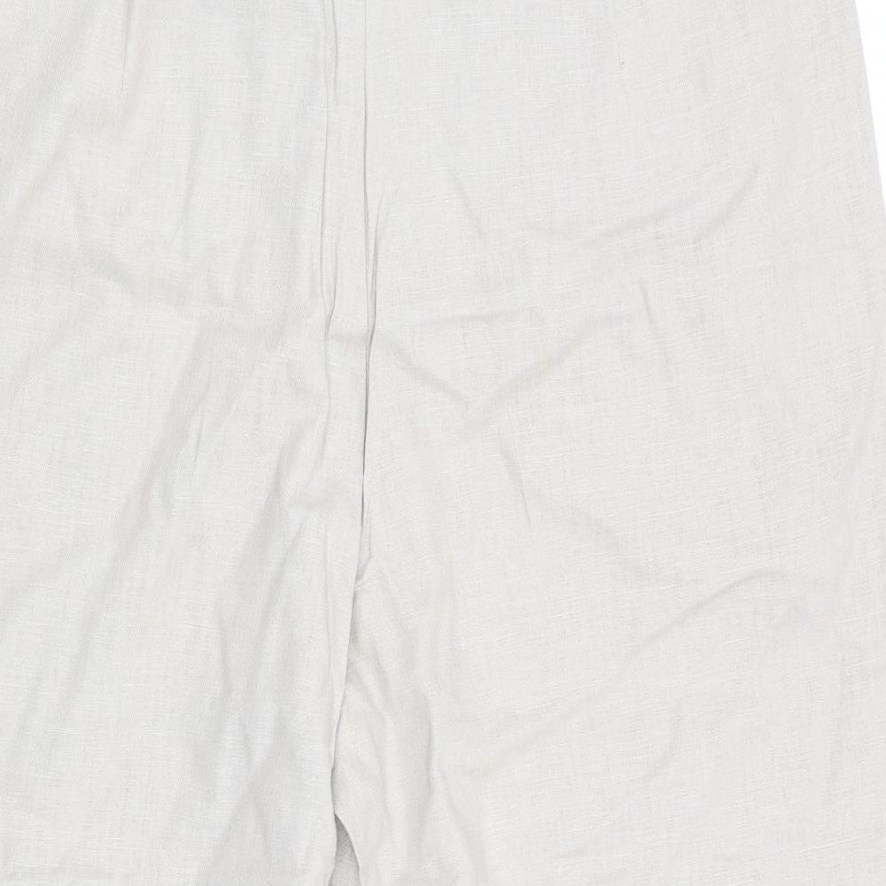 Preworn Womens Beige   Capri Trousers Size 30 in
