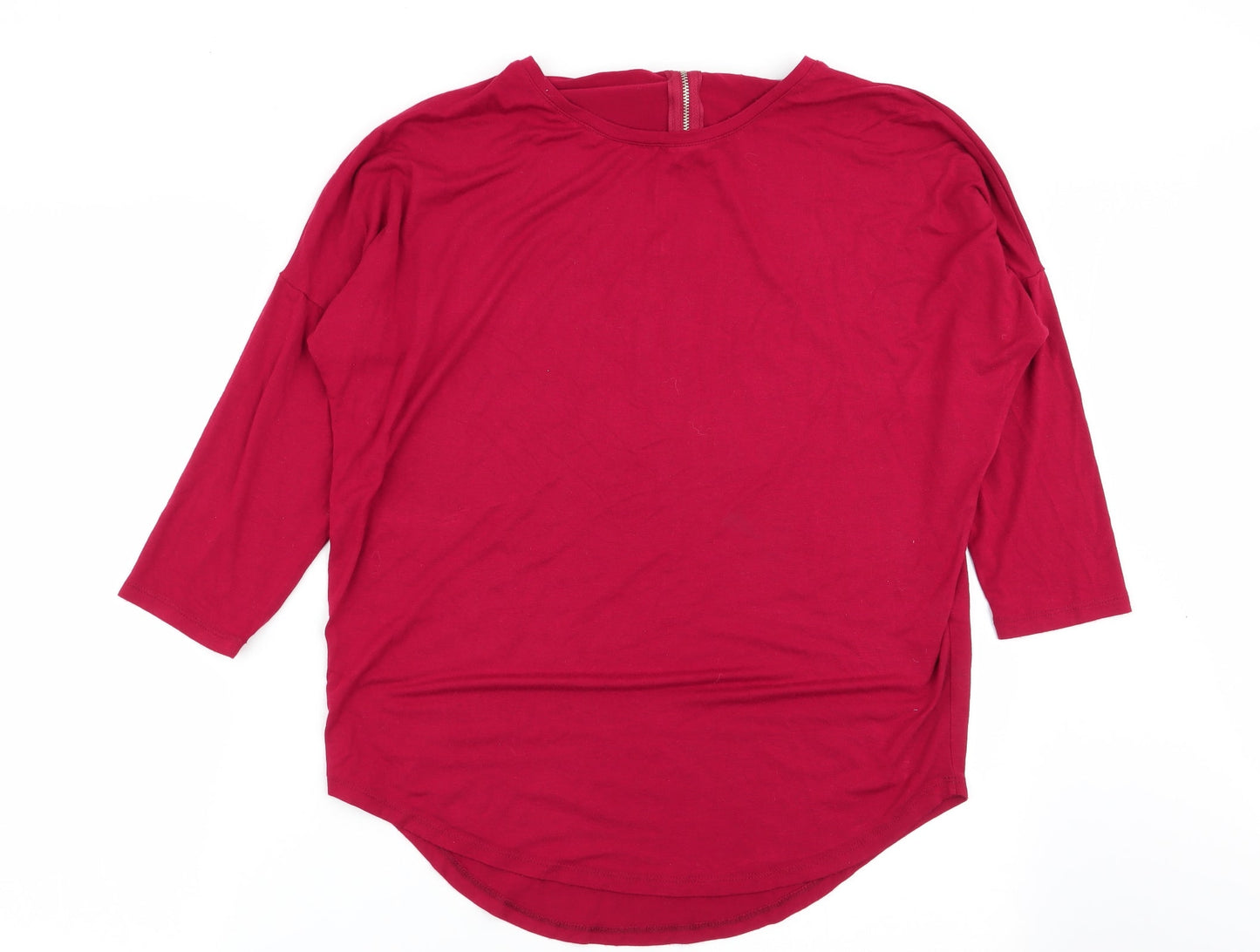 Select Womens Red   Basic T-Shirt Size 10