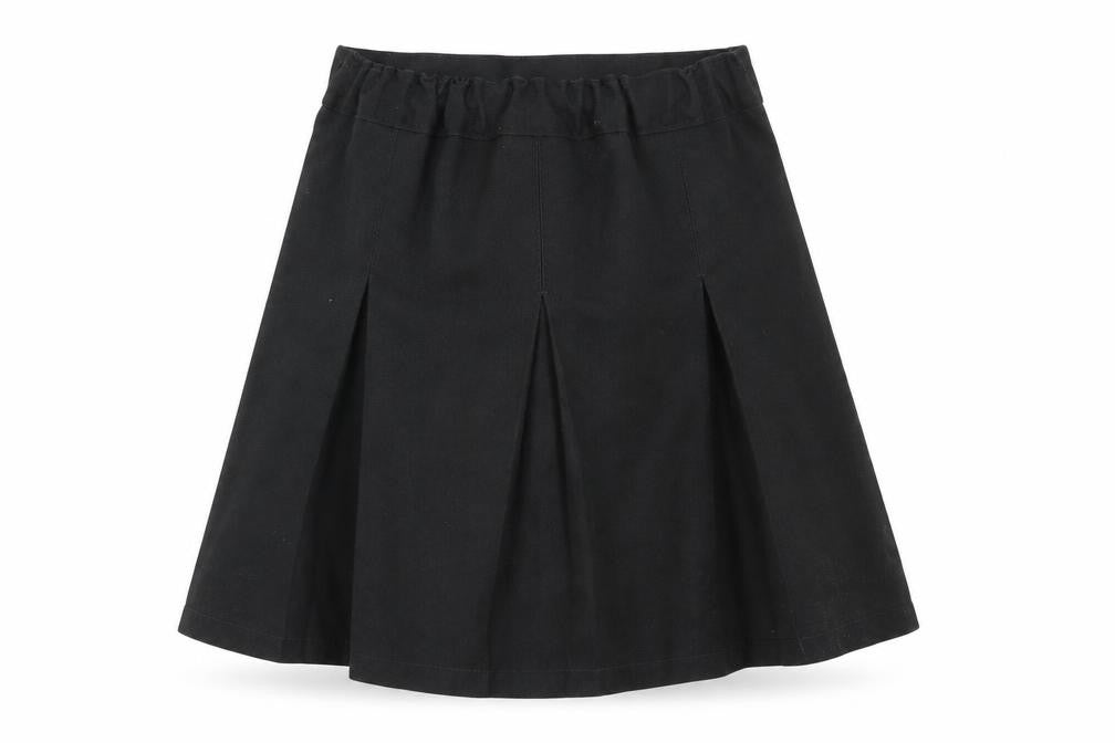Preworn Girls Black   Pleated Skirt Size 3-4 Years