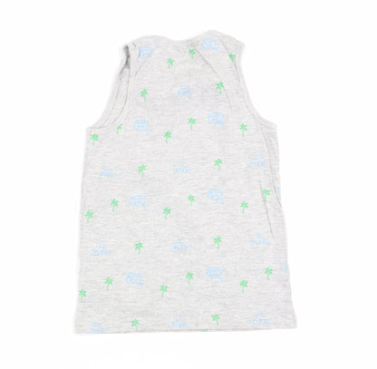Preloved Asda George Boys Grey   Basic Tank Size 5-6 Years - Back