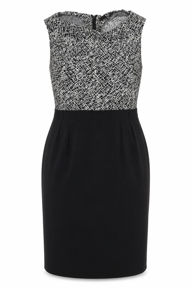 BHS Womens Multicoloured Geometric  Fit & Flare  Size 20