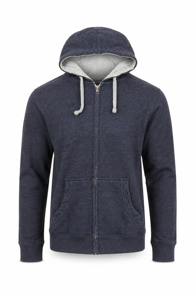 Asda George Mens Blue   Full Zip Jumper Size M