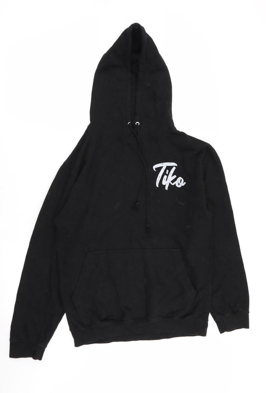 JUST HOODS Mens Black   Pullover Jumper Size S