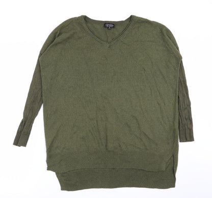 Topshop Womens Green   Pullover Jumper Size 8